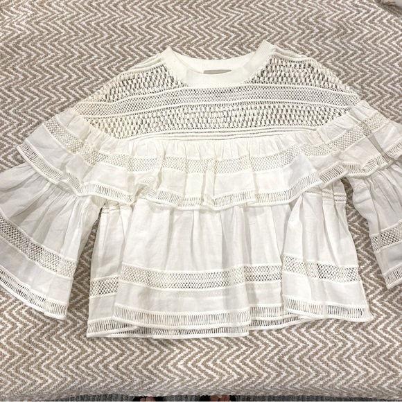 Sea Ruffled Shirt - Picture 2 of 6